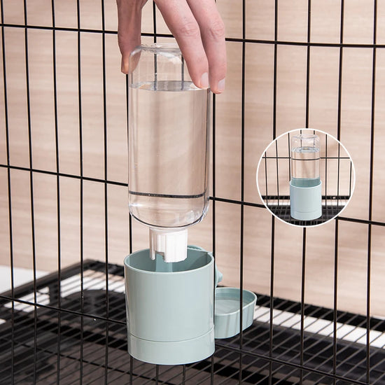 Automatic Pet Feeder Cage & Water Dispenser