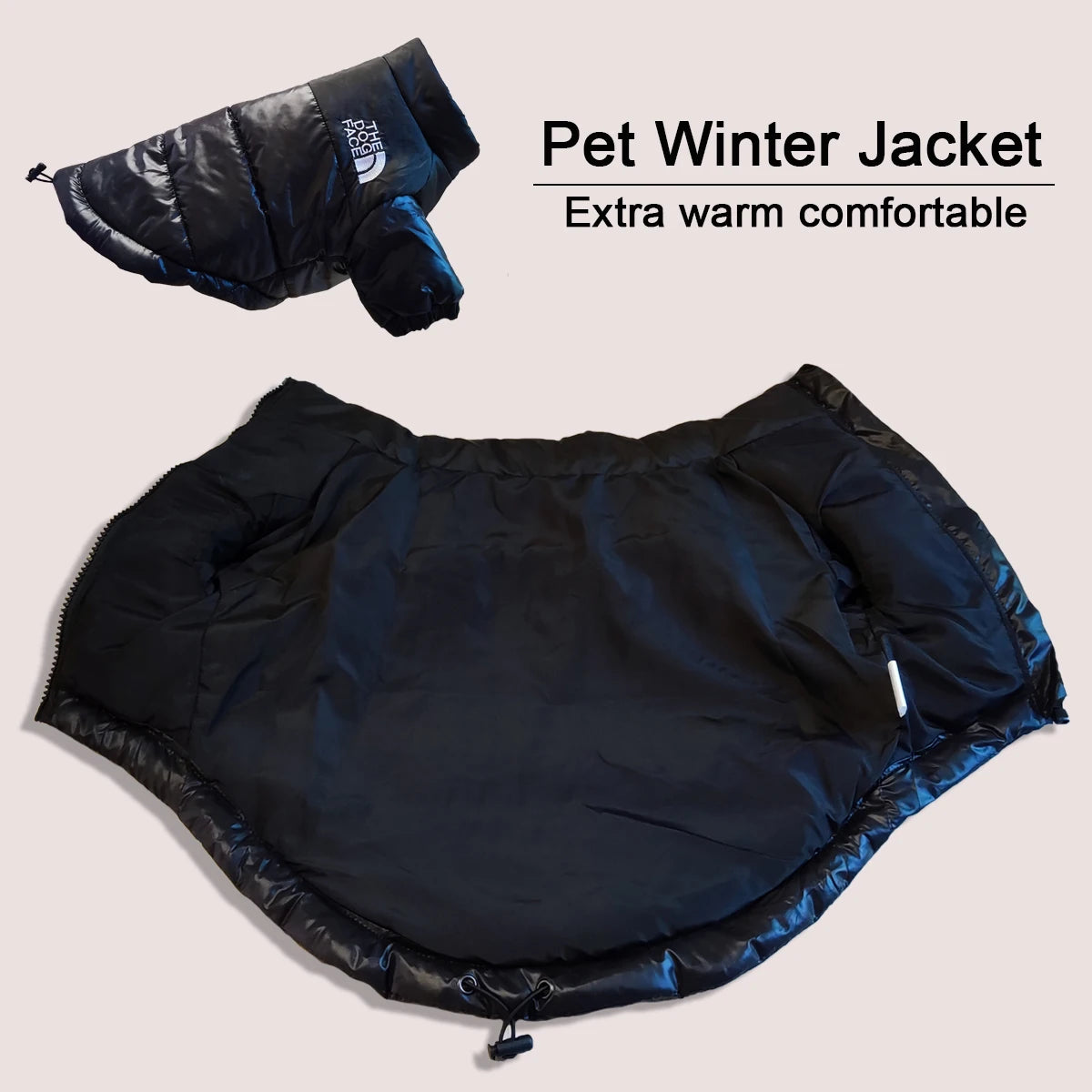 Large Winter Windproof Dog Jacket