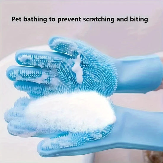 Magic Silicone Pet Hair Removal Glove