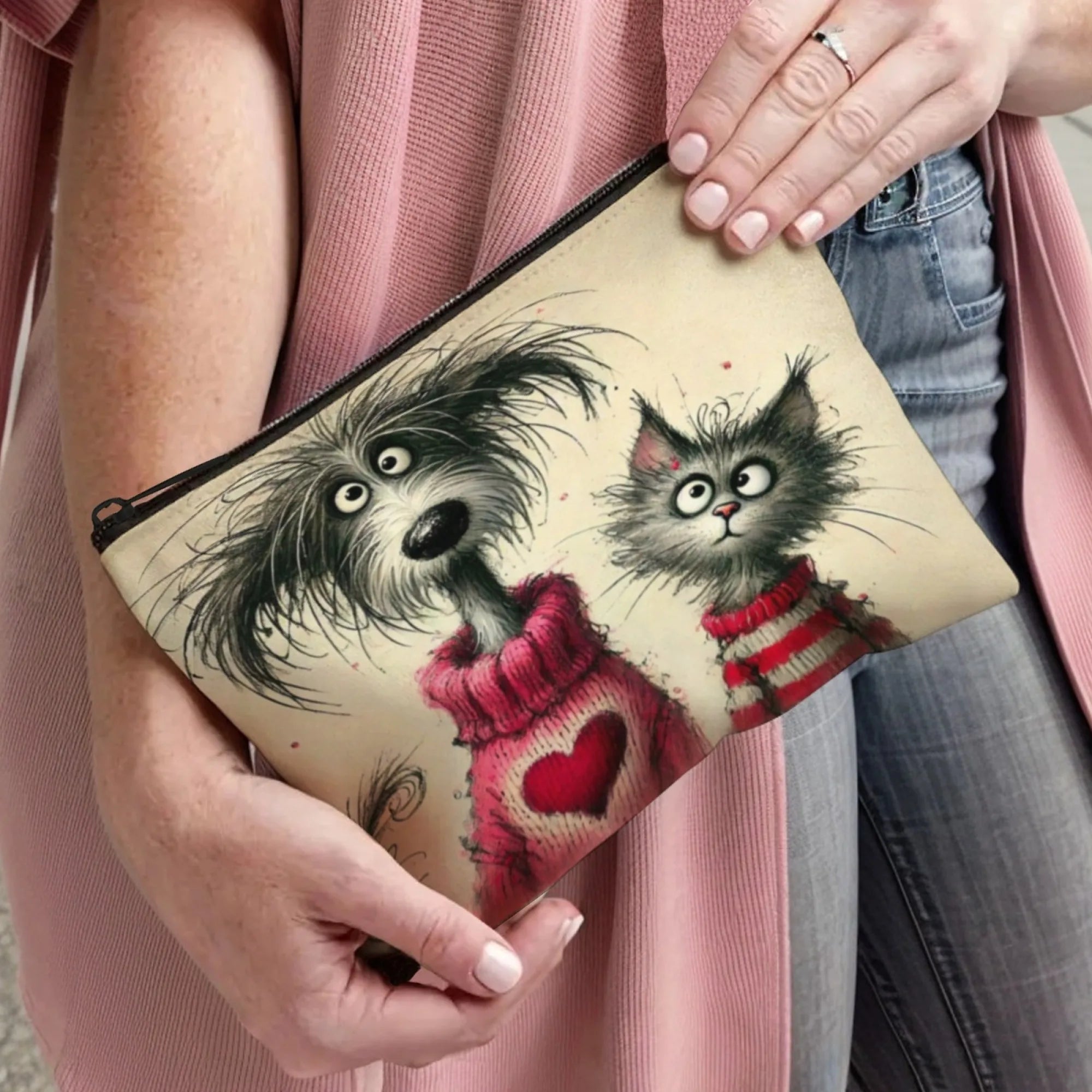 Cute Pet Cosmetic Storage Bag