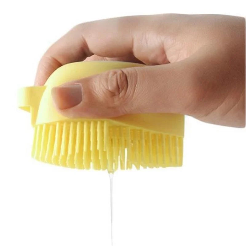 Pet Grooming & Cleaning Silicone Brush