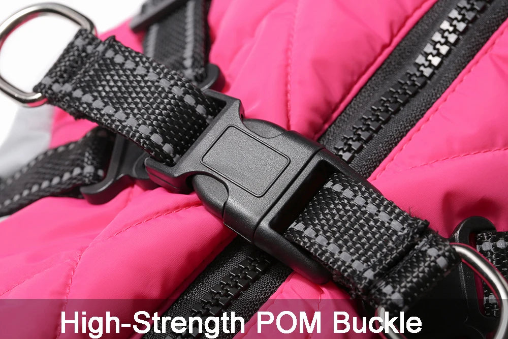 Dog Winter Coat with Harness