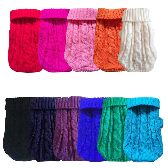 Soft Woolly Pet Sweater Jacket