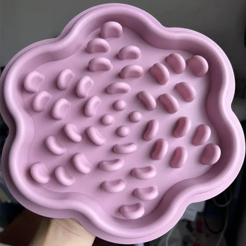 Silicone Slow Feeder & Lick Mat Set