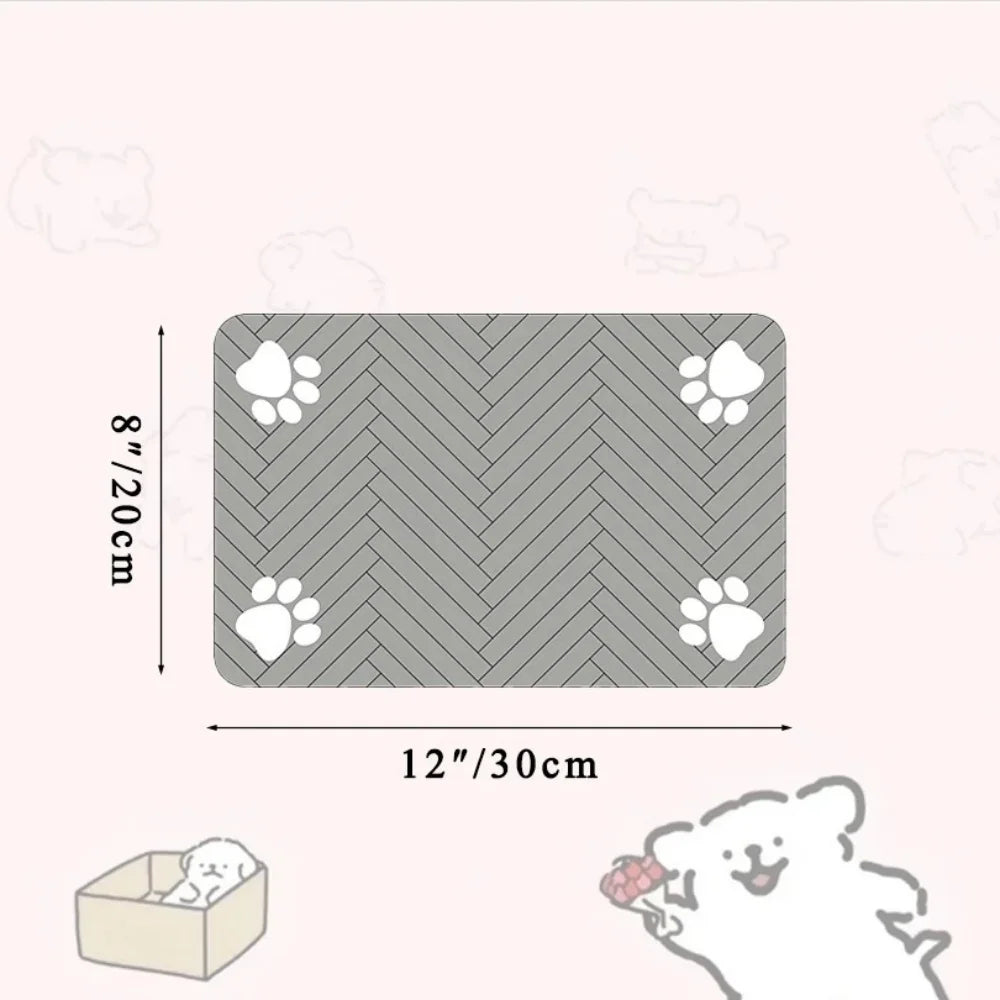 Waterproof Pet Placemat for Food & Water Bowls