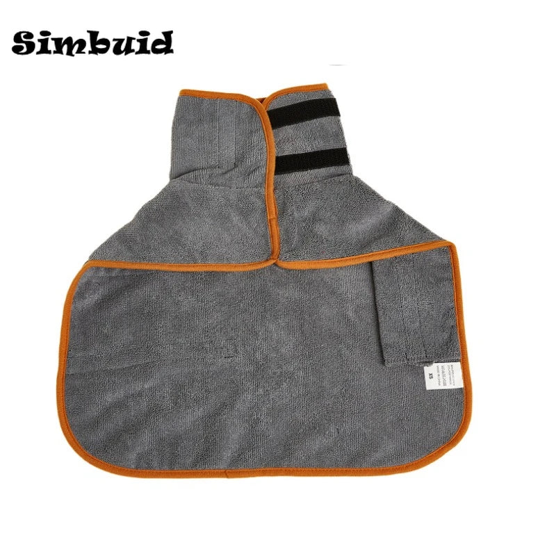 Super Absorbent Pet Bathrobe for Dogs
