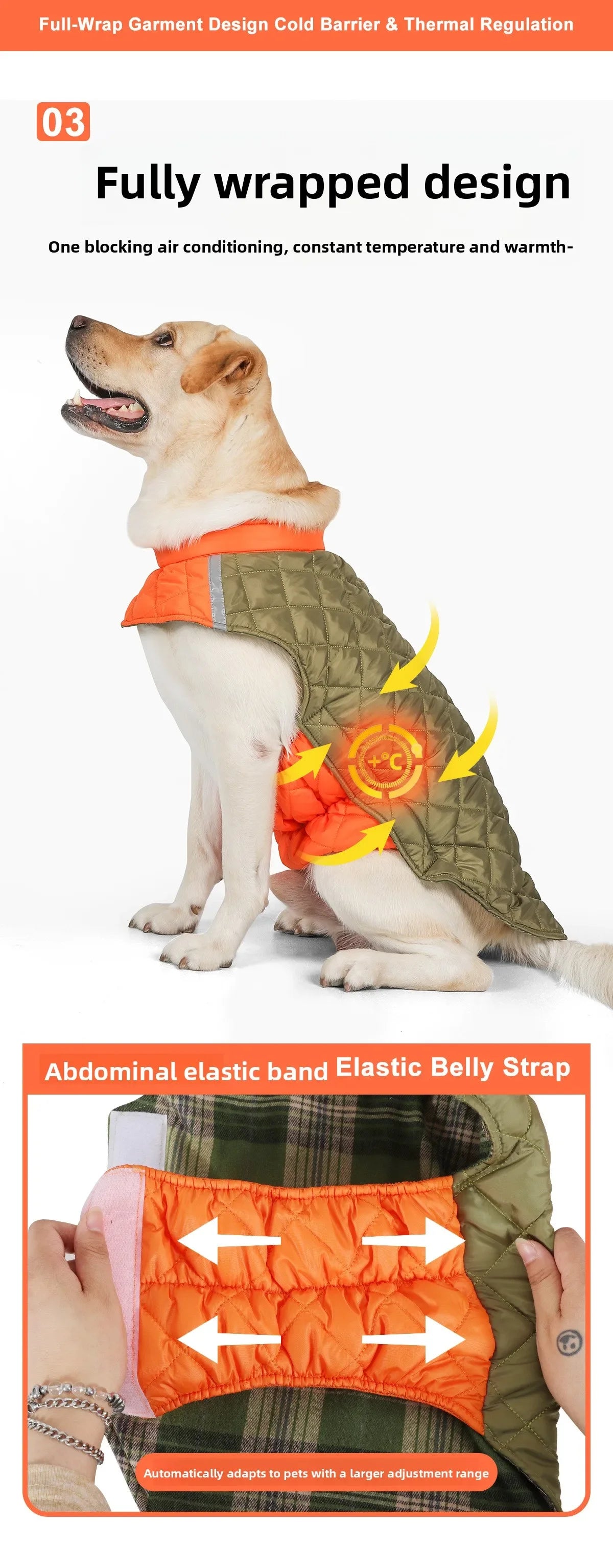 Warm Waterproof Dog Jacket
