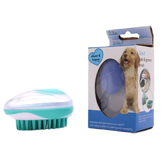 Innovative Silicone Dog Bath Brush, Perfect for Your Pet!