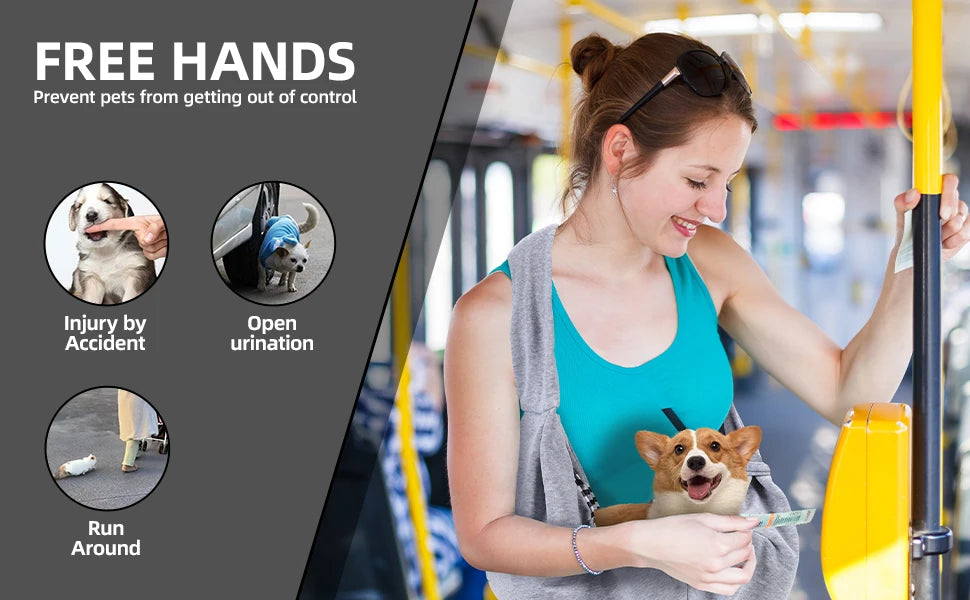 Hand-Free Dog & Cat Sling Carrier
