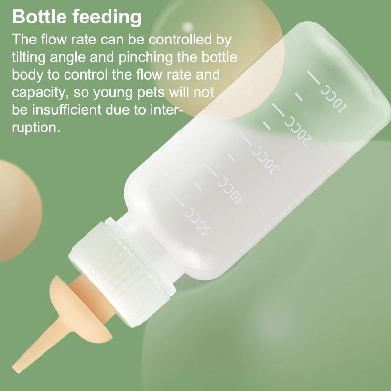 Pet Feeding Nipple & Milk Bottle