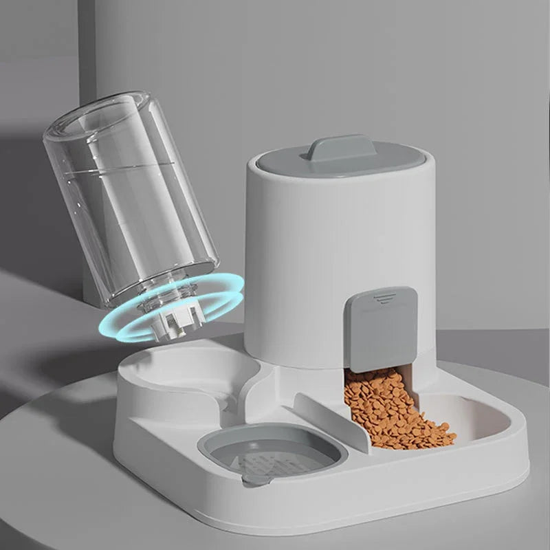 Hot Pet Feeding & Drinking Bowl (2-in-1)