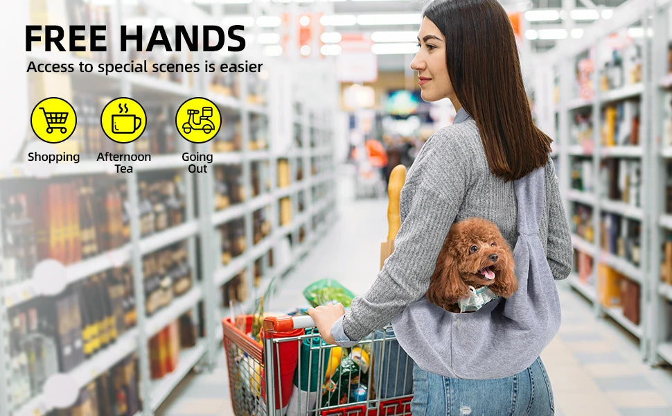 Hand-Free Dog & Cat Sling Carrier
