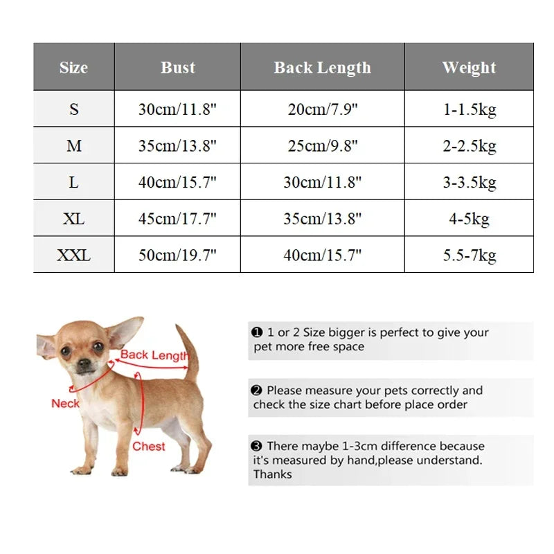 Winter Pet Jacket & Costume Outfit