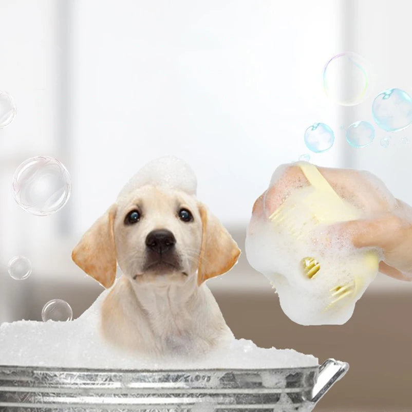 Silicone Pet Bath & Massage Brush