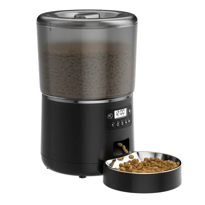 Pet Feeder 4L Grain Storage Electric Machine