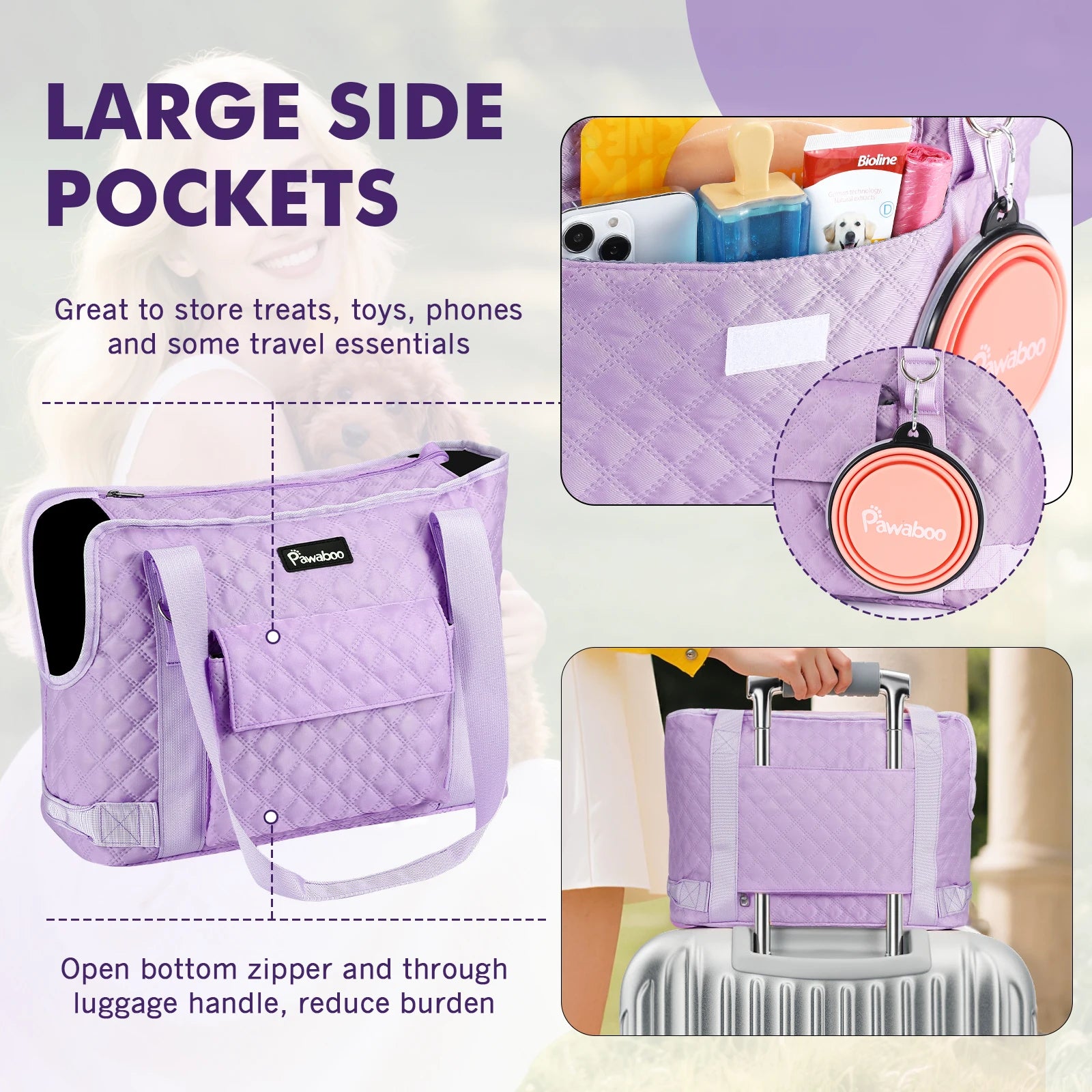 Pawaboo Dog Purse Carrier
