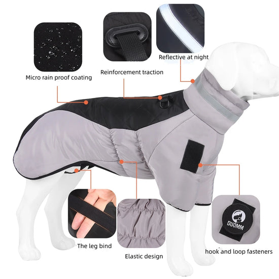 Reflective Dog Winter Jacket