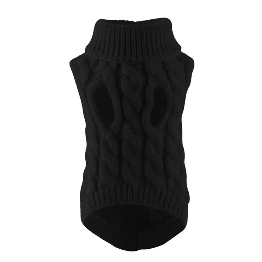 Fashion Knitted Solid Warm Clothing