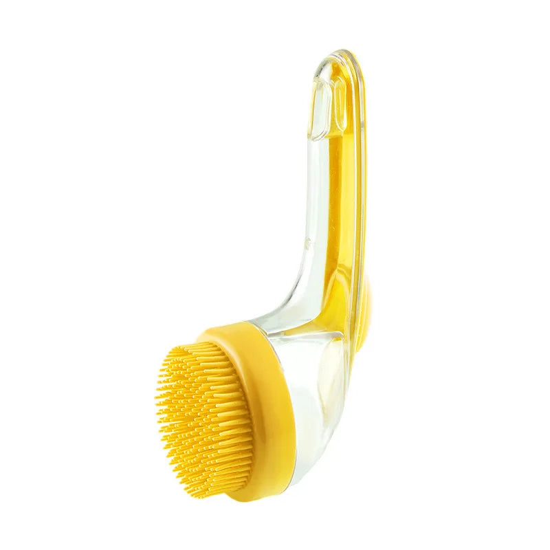 Pet Wash Grooming Brush with Shampoo Dispenser