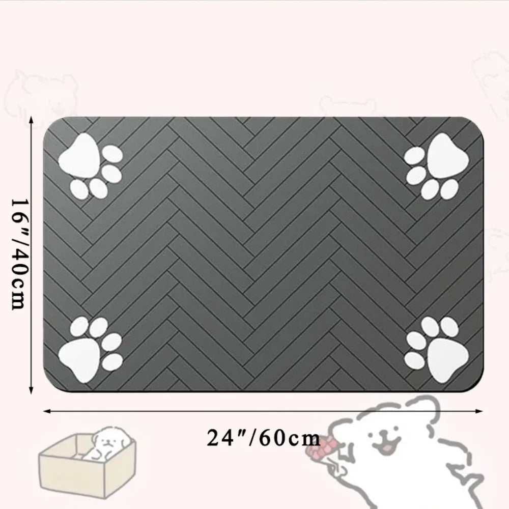 Waterproof Pet Placemat for Food & Water Bowls
