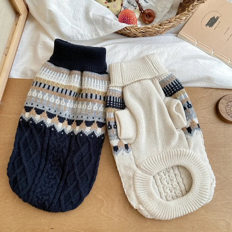 Casual Teddy Pet Vest with Scarf