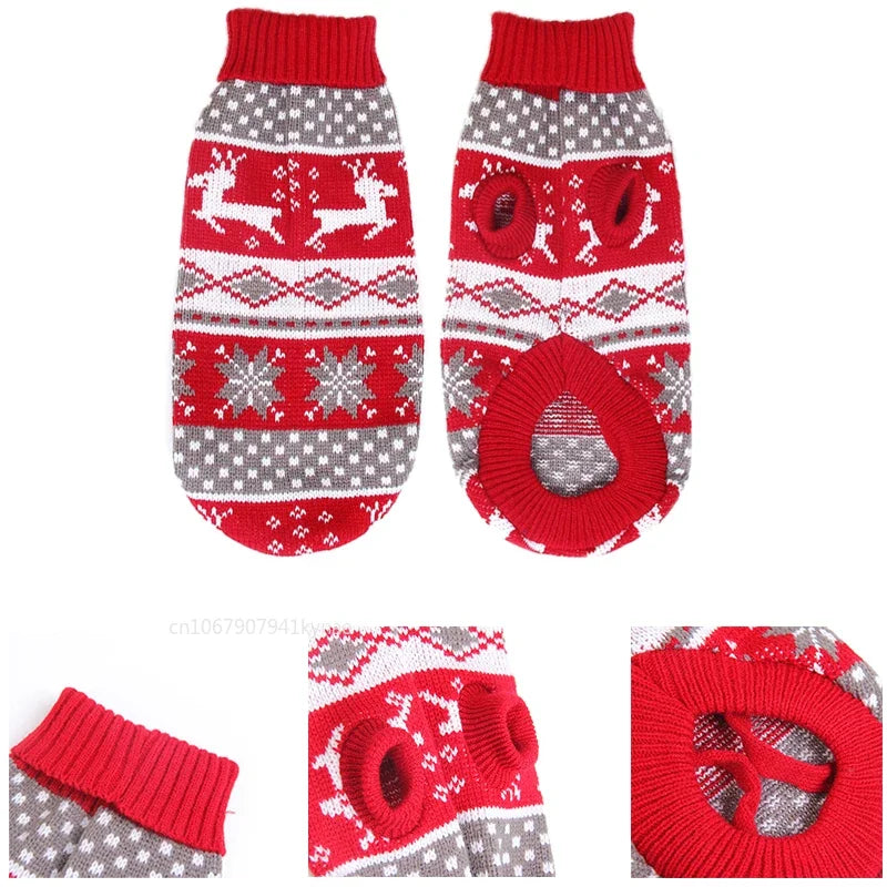 Warm Knitted Dog Sweater