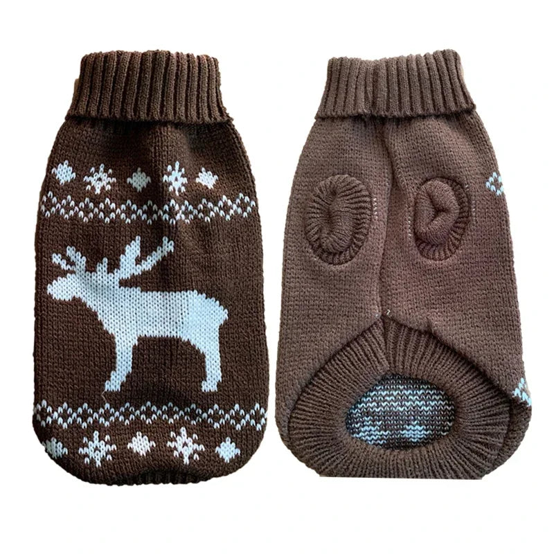 Warm Knitted Dog Sweater