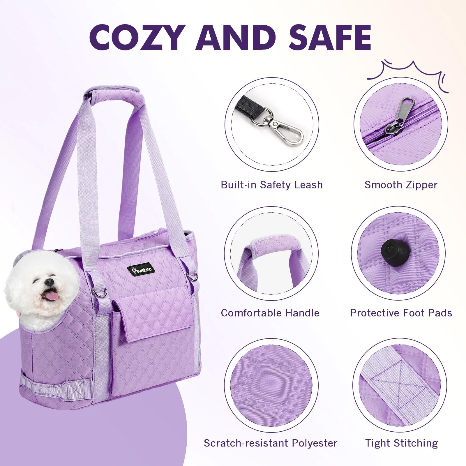Pawaboo Dog Purse Carrier