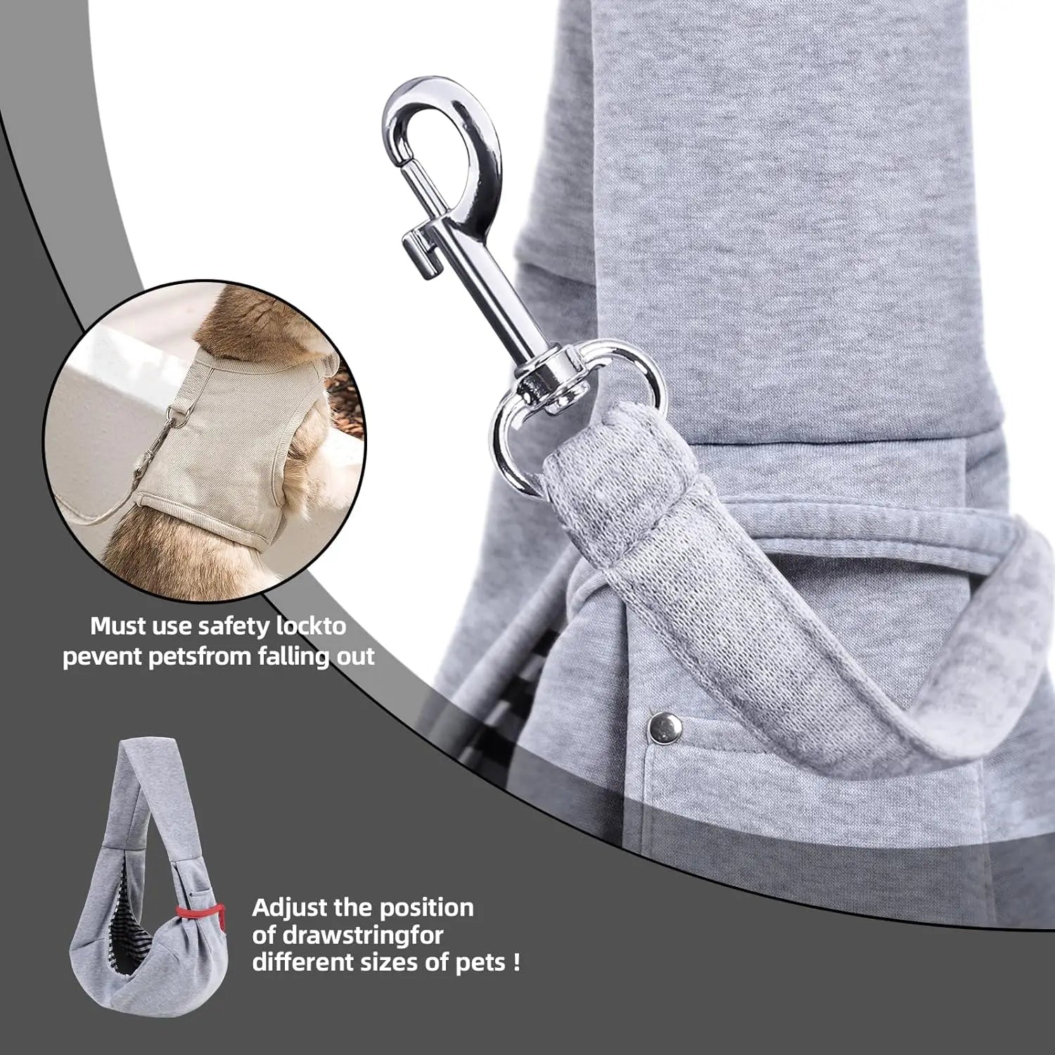 Hand-Free Dog & Cat Sling Carrier