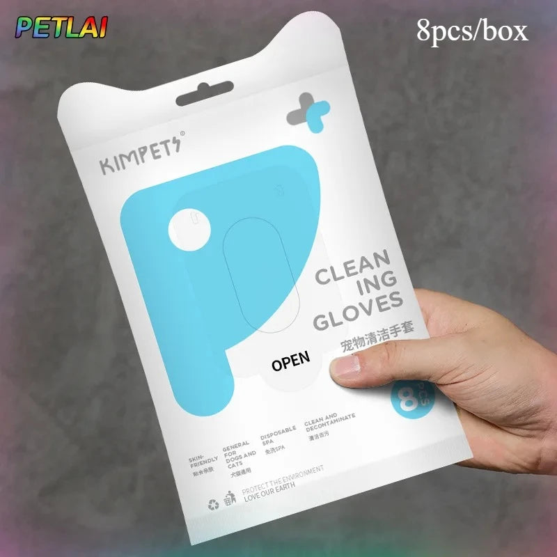Disposable Pet Deodorizing Cleaning Gloves
