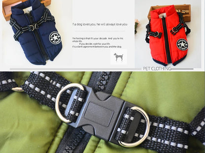 Warm Waterproof Dog Vest