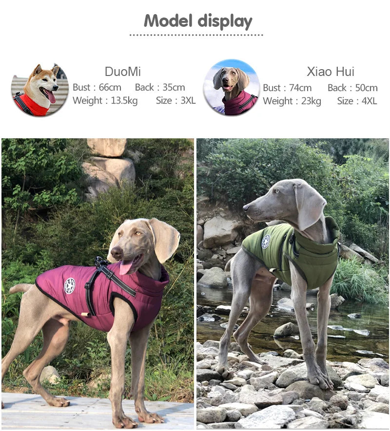Warm Waterproof Dog Vest