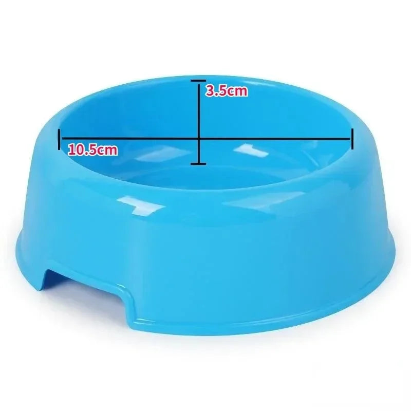 Pet Bowls Plastic Food &amp; Water Feeding Dish