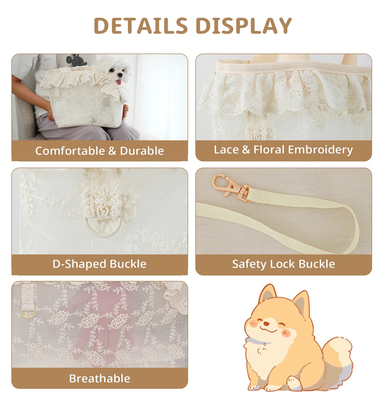 Dog Carrier Bag Purse