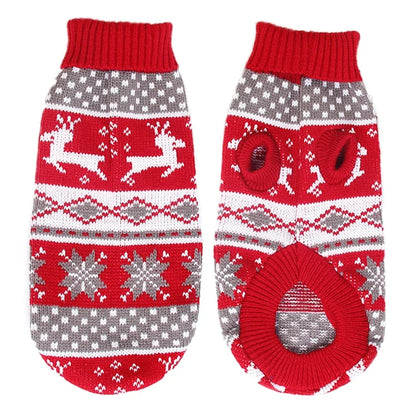 Warm Knitted Dog Sweater