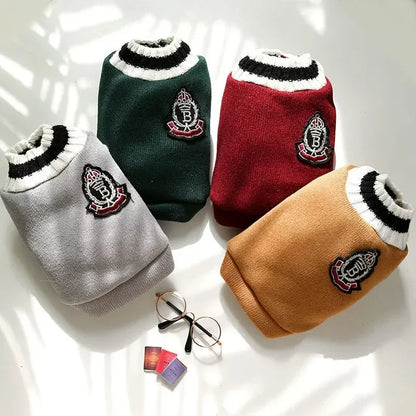 Warm Knitted Dog Sweater