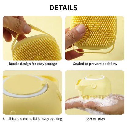 Silicone Pet Bath &amp; Massage Brush
