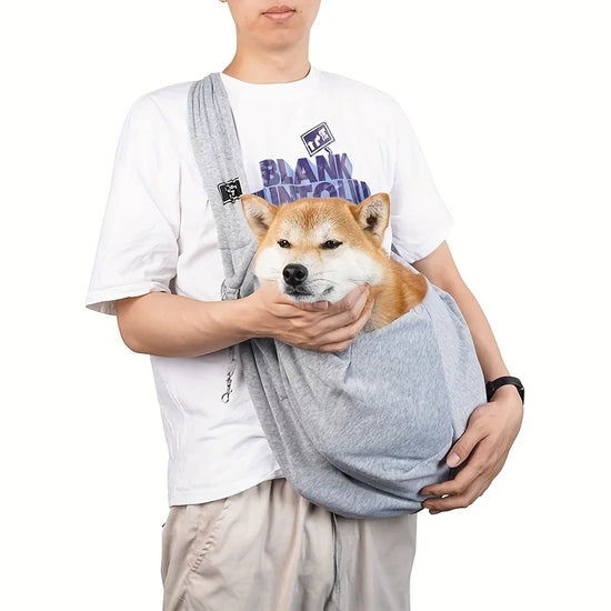 Dog Sling Carrier Bag, Pet Shoulder Crossbody Bag, Portable Hands Free Double Sided Dog Travel Bag For Outdoor Supply