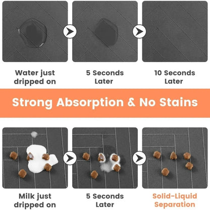 Waterproof Pet Placemat for Food &amp; Water Bowls