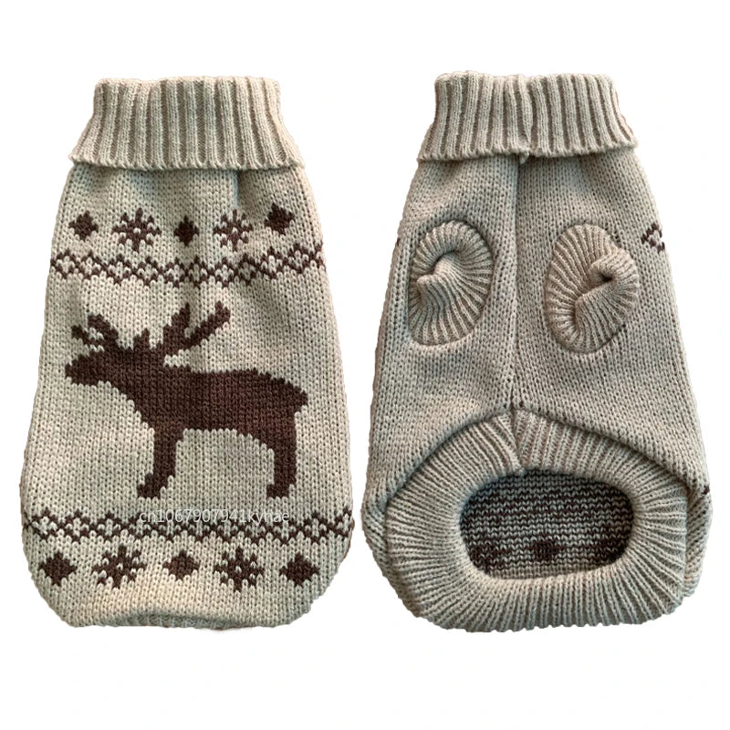 Warm Knitted Dog Sweater