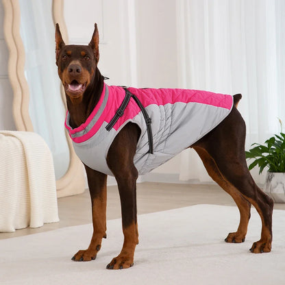 Dog Winter Coat with Harness