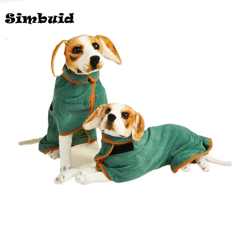 Super Absorbent Pet Bathrobe for Dogs