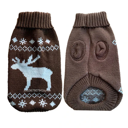 Warm Knitted Dog Sweater