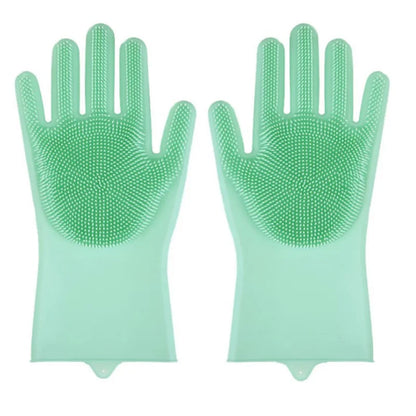 Thick Pet Scrub &amp; Massage Gloves