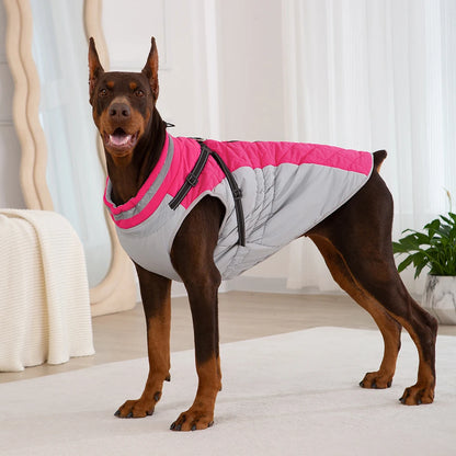 Dog Winter Coat with Harness