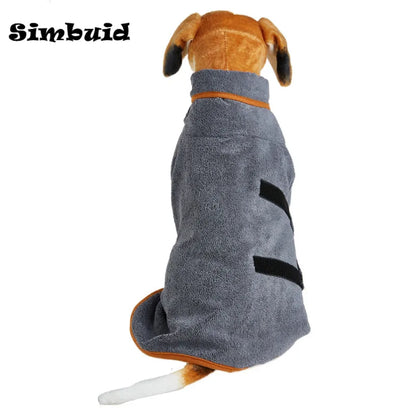 Super Absorbent Pet Bathrobe for Dogs