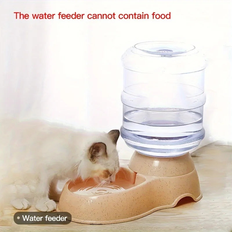 Large-Capacity Automatic Pet Feeder &amp; Waterer