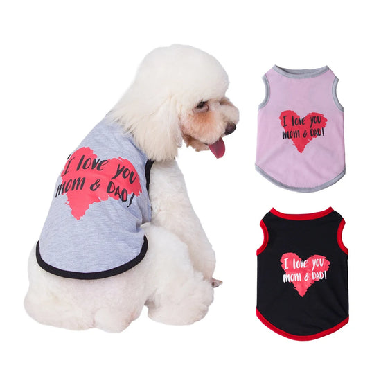 Summer Sleeveless Pet Vest
