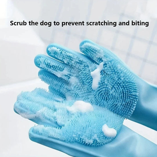 Magic Silicone Pet Hair Removal Glove