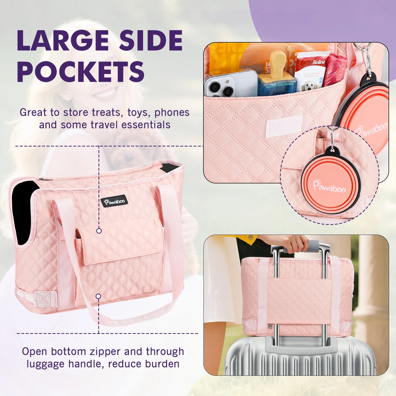 Pawaboo Dog Purse Carrier